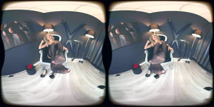 Vr Vids - Natasha Vega - Play With Nylon Stockings - SEXLIKEREAL - MP4