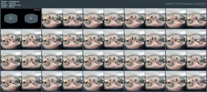 Locked Cock Chronicles - 180 - 3d - Vr Edition - Volume 4 - Jazmin Luv; Male Chastity Teen Threesome - SEXLIKEREAL - MP4
