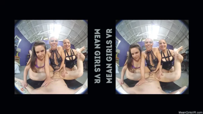 Mean Girls Vr - Juliette March, Helena Locke, Betty Bondage - Strapattack - Fffm Strapon Foursome - SEXLIKEREAL - MP4