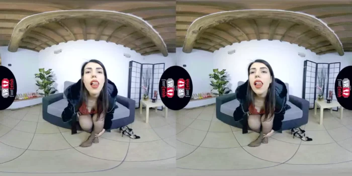 Vr Foot Fetish - Hot Sexy Toes Of Petra Wiggle And Spread Right In Your Face In Virtual Reality - SEXLIKEREAL - MP4