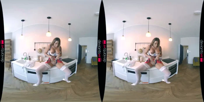 Mean Girls Vr - Natalia Forrest - Time To Play - Big Tits Babe Solo Striptease - SEXLIKEREAL - MP4