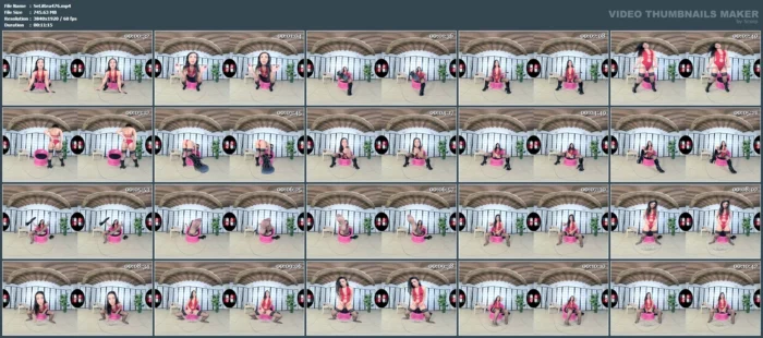 Vr Foot Fetish - Sexy Mistress Magena Yama In Knee-High Patent Leather Boots - Leg And Foot Fetish Vr With Peeing - SEXLIKEREAL - MP4