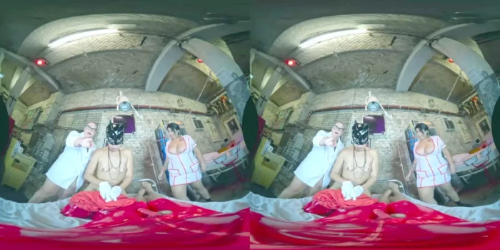 April Movie Productions - Mistress April, Ingrid, Kota - Weird Nurse In Catacombs - SEXLIKEREAL - MP4