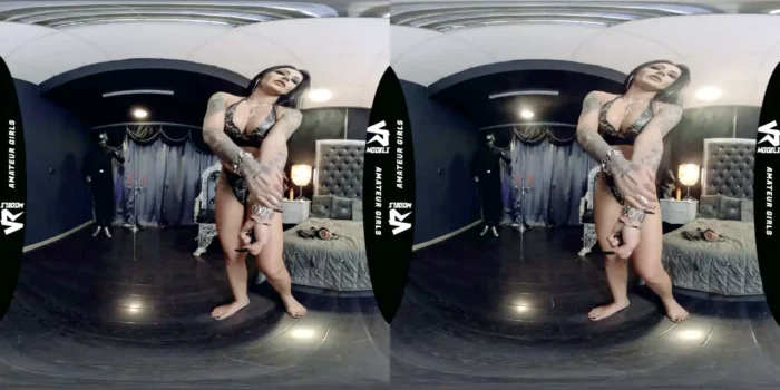 Vr Vids - Mistress Kennya - Worship My Muscles; Big Tits Domme Solo - SEXLIKEREAL - MP4