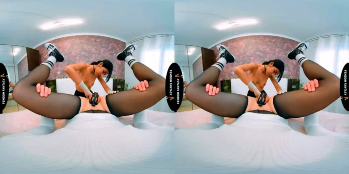 Femdom Fantasy Vr - Mia Ramos - Tiny Girl, Big Strapon - Crossdresser (Subpov) - SEXLIKEREAL - MP4