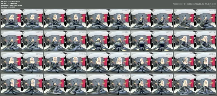 Vr Vids - Mistress Saida - Chained Leather Worship Delight - SEXLIKEREAL - MP4