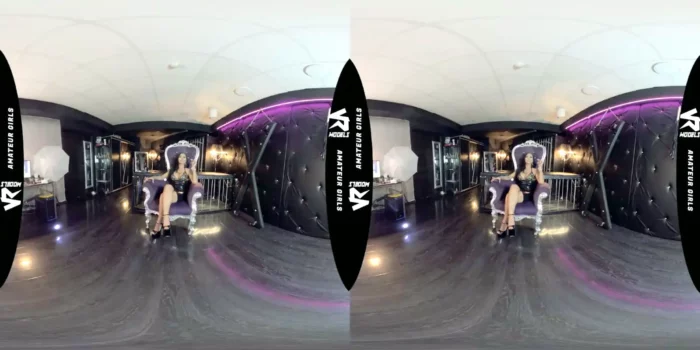 Vr Vids - Mistress Kennya - Smoking Attraction; Beautiful Big Tits Brunette Solo - SEXLIKEREAL - MP4