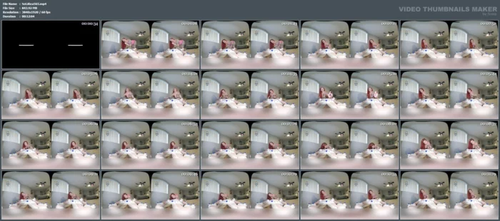 Locked Cock Chronicles - 180 - 3d - Vr Edition - Volume 9 - Santana Red; Redhead Chastity Cage Tease - SEXLIKEREAL - MP4
