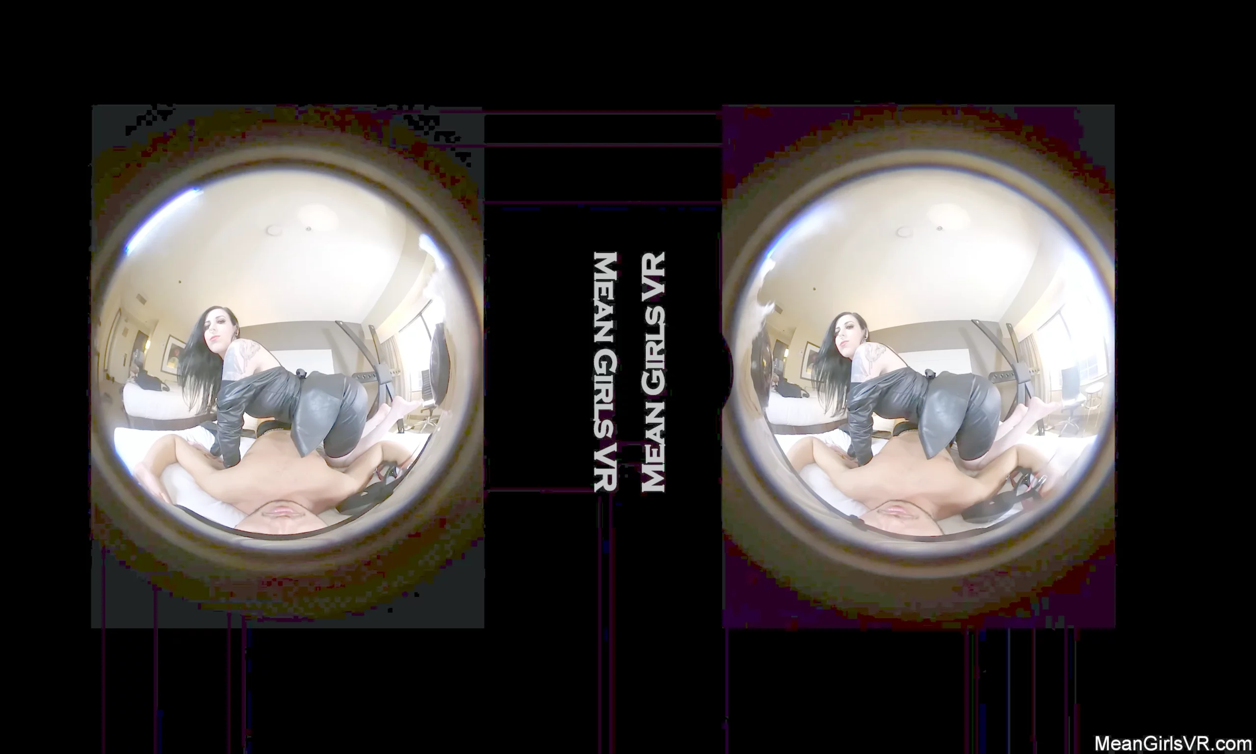 Mean Girls Vr - Ms. Morgan Chase Strips Out Her Sweaty Leather - Hot Femdom - SEXLIKEREAL - MP4