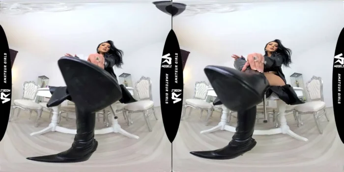 Vr Vids - Mistress Kennya - Booted Dominance Display With Stiletto Heels - SEXLIKEREAL - MP4