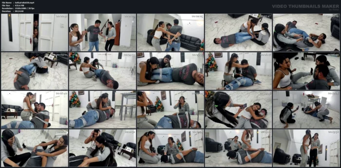 Famous Superstar Restrained By Crazy Fans! - SELFGAGS FEMDOM BONDAGE - MP4