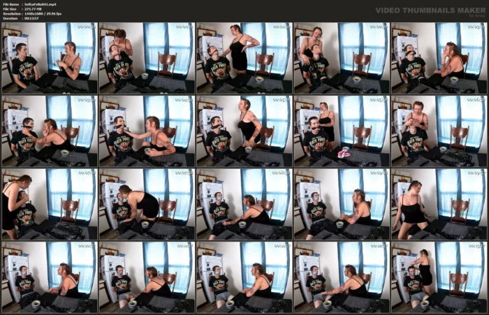 Gagging My Study Buddy In The Name Of Art! - SELFGAGS FEMDOM BONDAGE - MP4