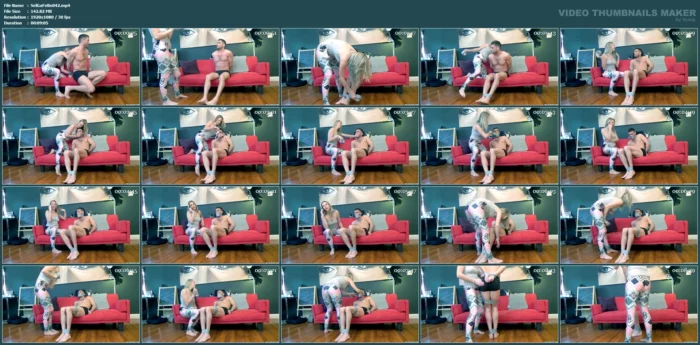 Gay Boy Bound To Be Turned Straight - SELFGAGS FEMDOM BONDAGE - MP4