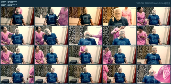 Pantyhose Hooded Bondage Humiliation For Gagged Husband! - SELFGAGS FEMDOM BONDAGE - MP4