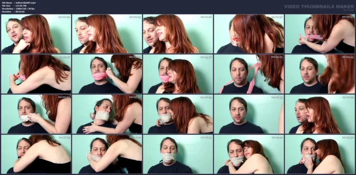 Shut Up And Listen! - SELFGAGS FEMDOM BONDAGE - MP4
