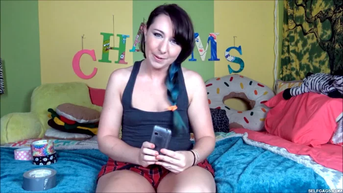 Stepmom's Boyfriend, My Panty Sniffing Duct Tape Slave! - SELFGAGS FEMDOM BONDAGE - MP4