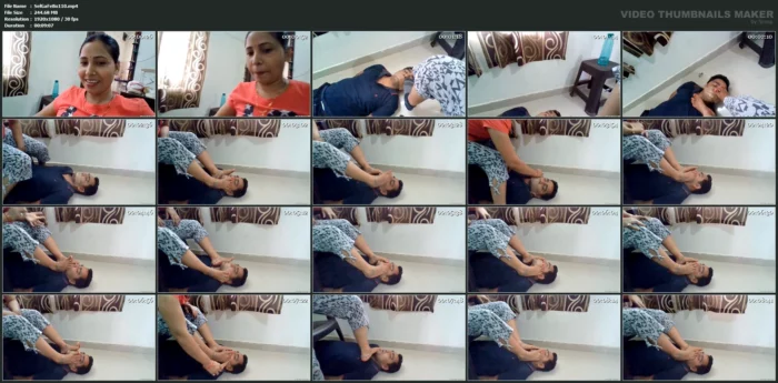 Under Wifey's Stinky Feet! - SELFGAGS FEMDOM BONDAGE - MP4