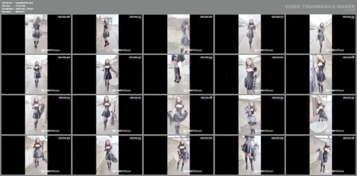 Outdoors In My Pvc Raincoat And Latex 2 - SOPHIE ELODIE / SOPHIE MARTIN - MP4