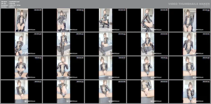 In A Latex Bodysuit At Home 2 - SOPHIE ELODIE / SOPHIE MARTIN - MP4