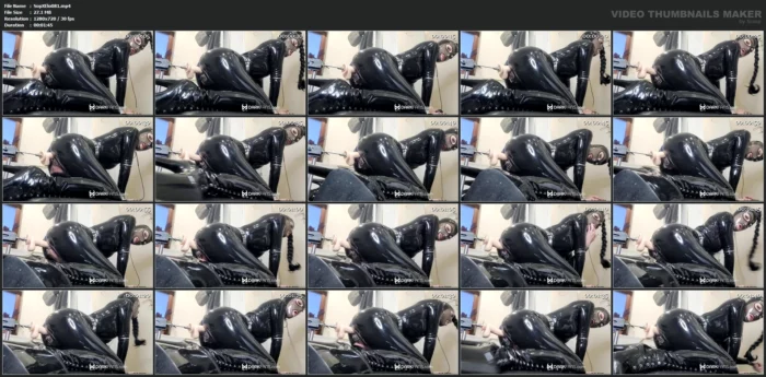 In A Latex Outfit With My Fucking Machine - SOPHIE ELODIE / SOPHIE MARTIN - MP4