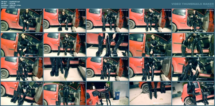 Out And About In Latex - SOPHIE ELODIE / SOPHIE MARTIN - MP4