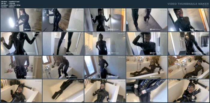 Complete Latex Outfit - SOPHIE ELODIE / SOPHIE MARTIN - MP4