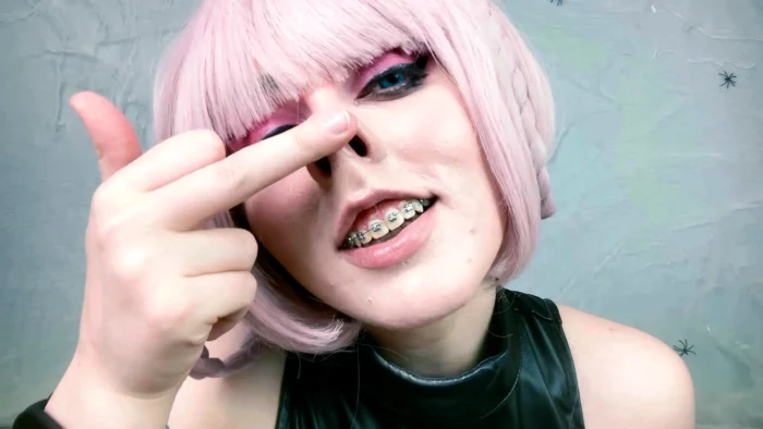 Naughty Nazuna Nanakusa Loves To Do Piggy Nose And Grunt - SPOOKY BOOGIE - MP4