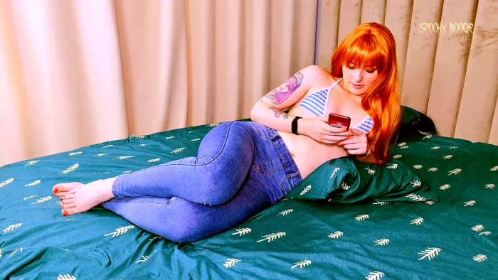 Redhead Nami From One Piece Caught Masturbating And Gets Hard Assfucked Until Cumshot On Booty - SPOOKY BOOGIE - MP4