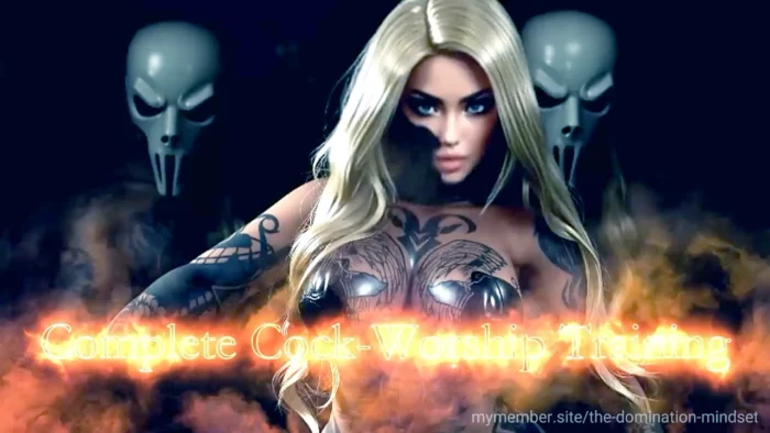 Complete Cock-Worship Training - THE DOMINATION MINDSET / AI FEMDOM - MP4