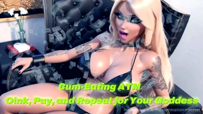 Cum-Eating Atm - Oink, Pay, And Repeat For Your Goddess - THE DOMINATION MINDSET / AI FEMDOM - MP4