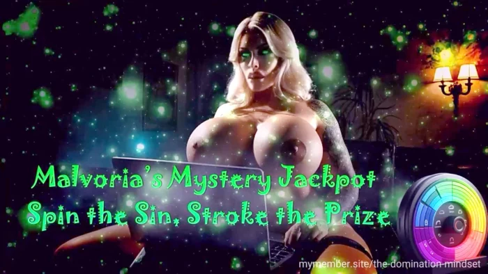 Malvorias Mystery Jackpot - Spin The Sin, Stroke The Prize - THE DOMINATION MINDSET / AI FEMDOM - MP4