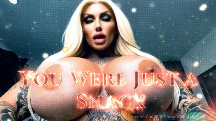 You Were Just A Snack - Absorbed Forever By Your Giantess Queen - THE DOMINATION MINDSET / AI FEMDOM - MP4