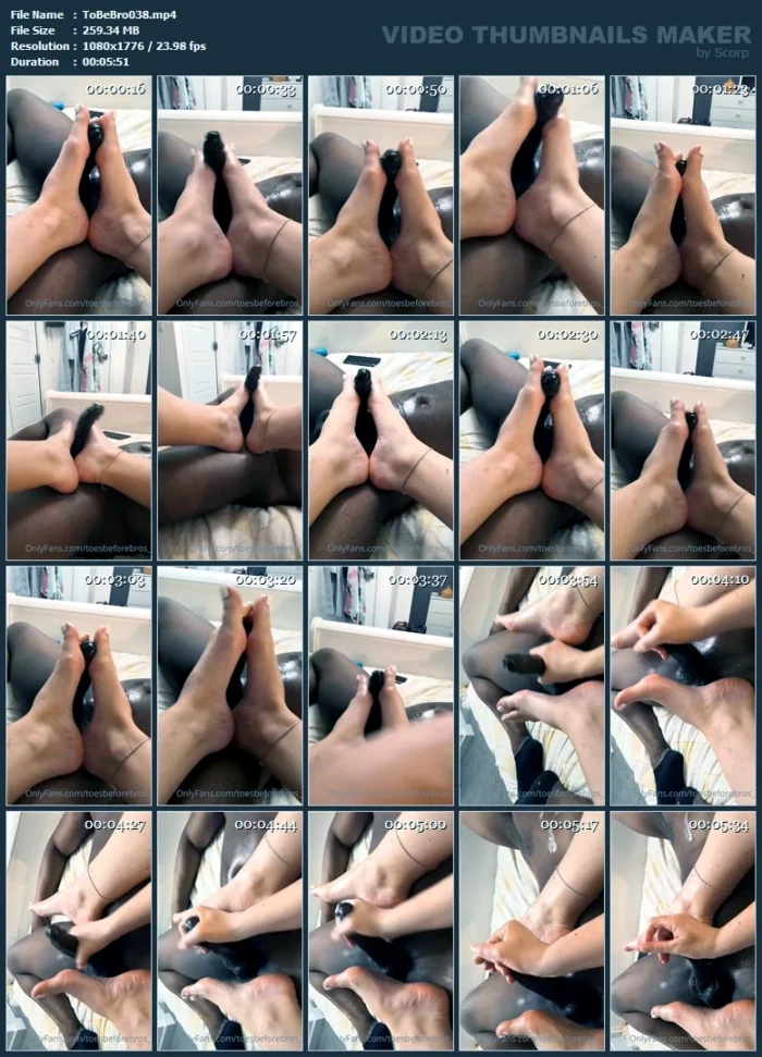 Louinheels Starts Off By Milking Me With Her Before Finishing Me Off With Her - TOES BEFORE BROS - MP4