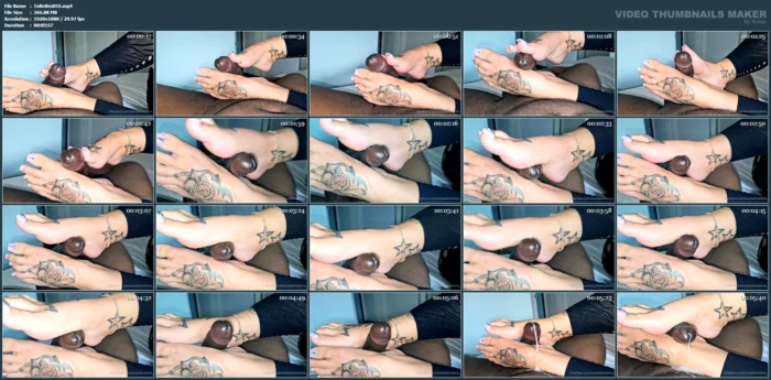 Myablueuk Strokes Me With Her Arches And Makes Me Explode! - TOES BEFORE BROS - MP4