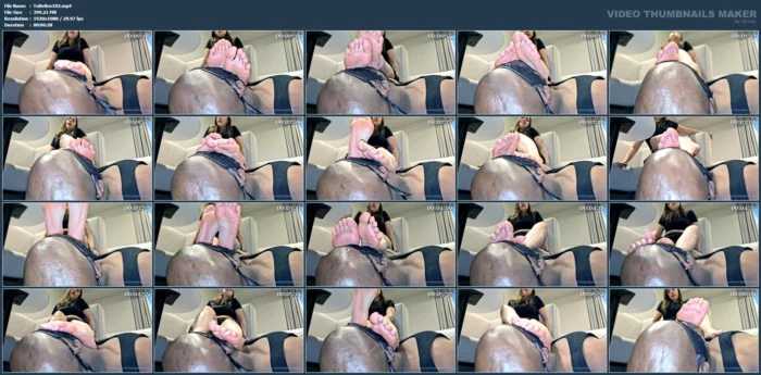 A Nice And Sexy View Of Miss Sofia Rose Looking Down On Me As I Worship Her Feet - TOES BEFORE BROS - MP4