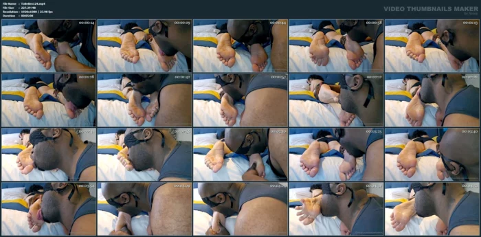 Some Wet And Sloppy Sole Licking In Scene: Final Part With Qingkk - TOES BEFORE BROS - MP4