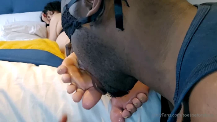 Some Wet And Sloppy Sole Licking In Scene: Final Part With Qingkk - TOES BEFORE BROS - MP4