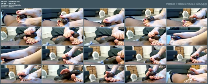 The Feeling Of Cherrychromatics Stroking Her Soles Against My Dick Felt So Good - TOES BEFORE BROS - MP4