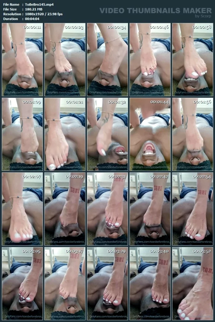 Goddess Leyla Standing Over Me Was A Welcomed Sight - TOES BEFORE BROS - MP4