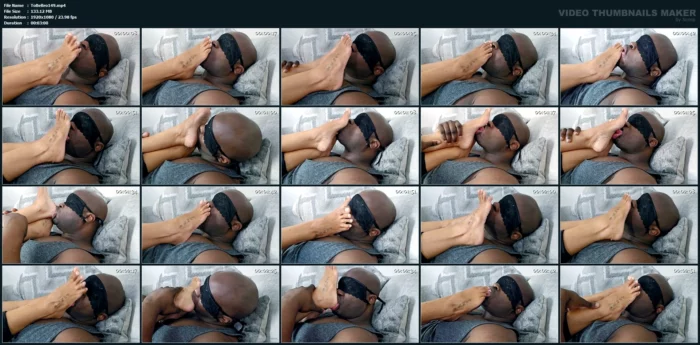 Had To Prop Up On The Sofa And Lick Those Soles One Last Time Before The Footjob - TOES BEFORE BROS - MP4