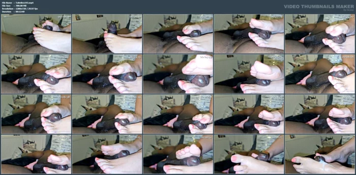 She Always Delivers A Scintillating Footjob! - TOES BEFORE BROS - MP4