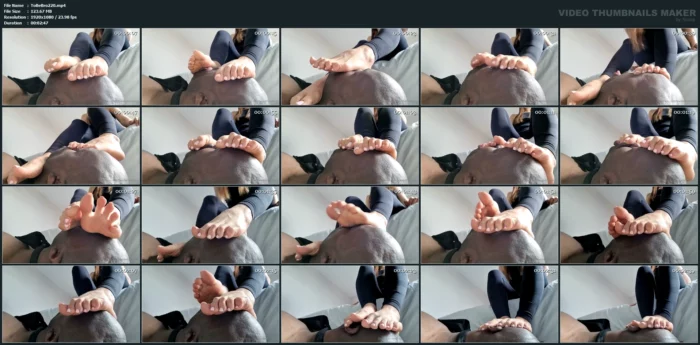 Some Sexy Foot Smothering With Eva Rose Feet - TOES BEFORE BROS - MP4