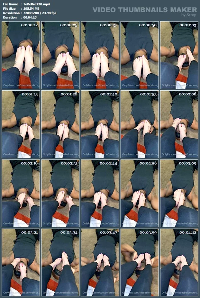 It Was So Nice To Feel Solesexyj Meaty Soles Covering My Face - TOES BEFORE BROS - MP4