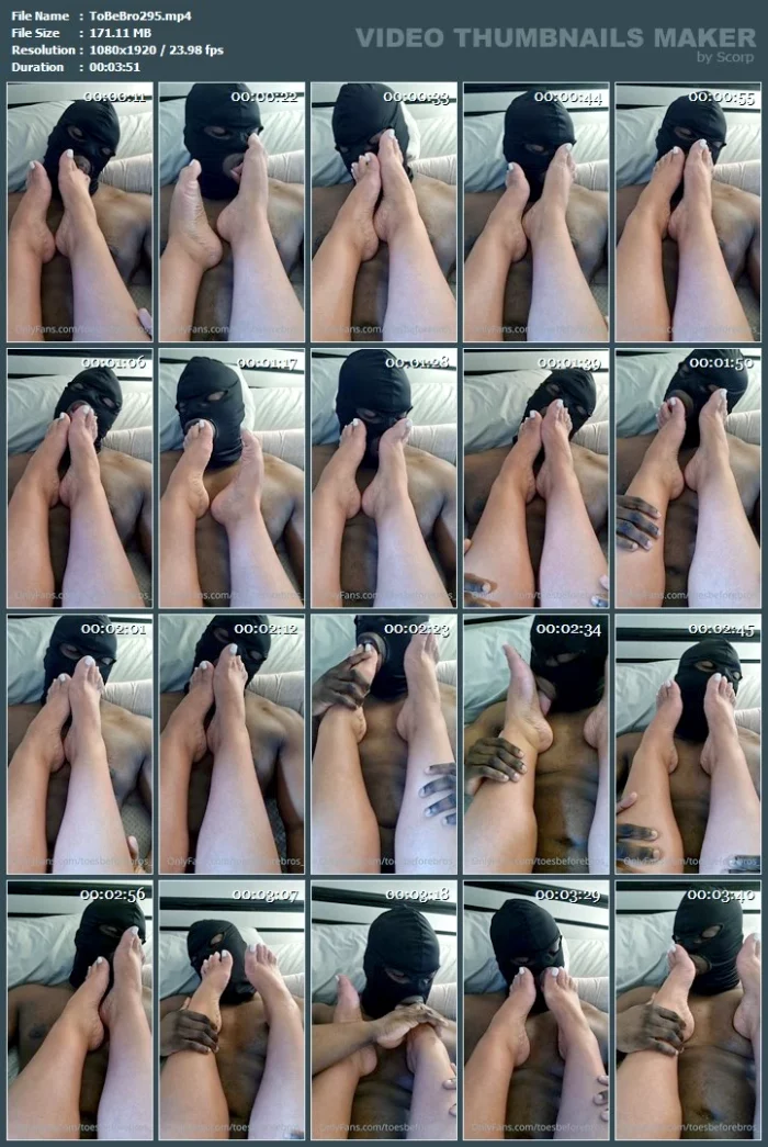 Ronetta Covering My Face With Her Perfect White Toes - TOES BEFORE BROS - MP4