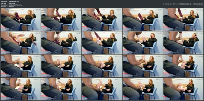 This Session With Misstressroux Started With Me Giving Her The Foot Massage - TOES BEFORE BROS - MP4
