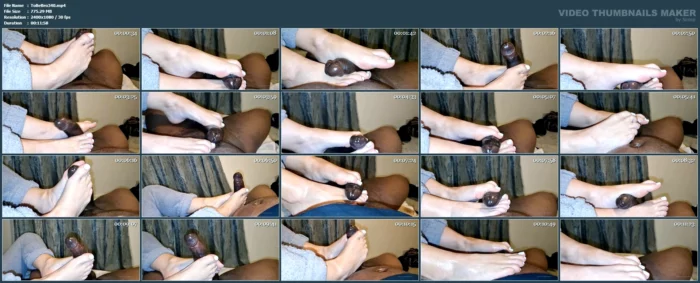 This Was A Longer Than Usual Footjob Given By My Good Friend Meghan - TOES BEFORE BROS - MP4