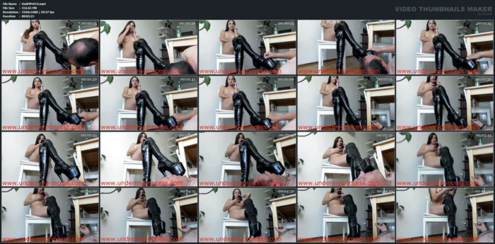 Boots Licker Ignore - UNDER MY PRINCESS - MP4