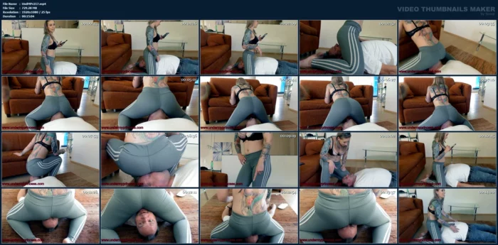 Pantyhose Face Sitting - UNDER MY PRINCESS - MP4