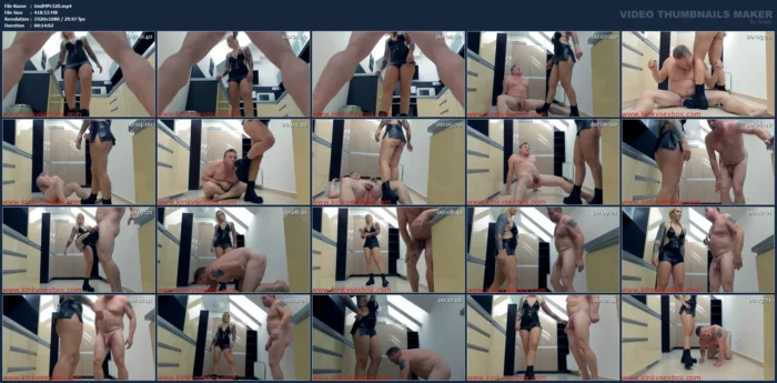 Sexy Mini Skirt Ballbusting - UNDER MY PRINCESS - MP4
