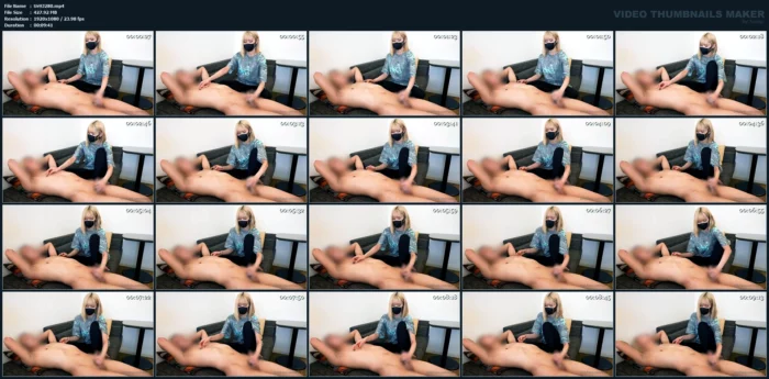 Sub Has A Slender Body Figure - URARA HANDJOB - MP4